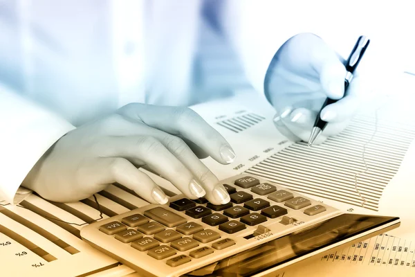 Business accounting — Stockfoto