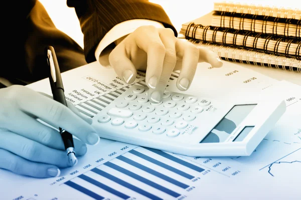 Business accounting — Stockfoto