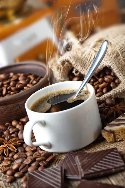 Black coffee — Stock Photo, Image