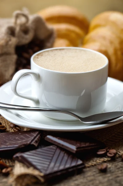 Zwarte koffie — Stockfoto