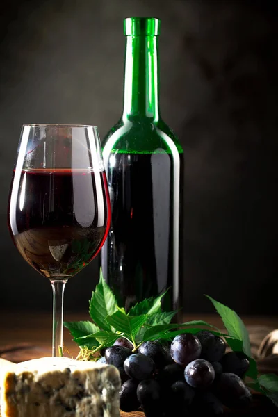 Wine Glass Old Background — Stock Photo, Image