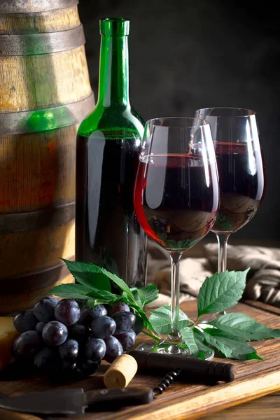 Wine Glass Old Background — Foto Stock