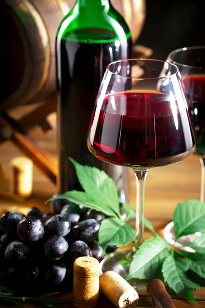 Wine Glass Old Background — Stock Photo, Image