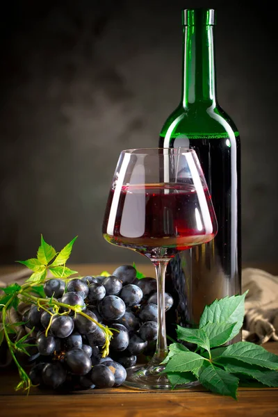 Wine Glass Old Background — Stock Photo, Image