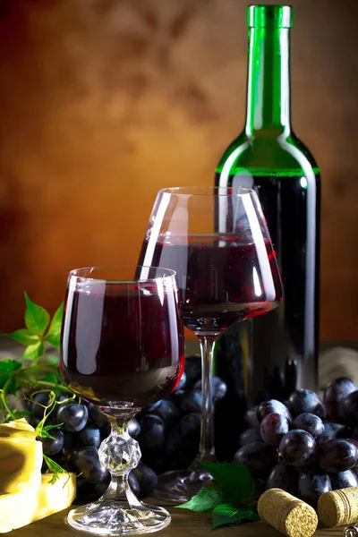 Wine Glass Old Background — Stockfoto