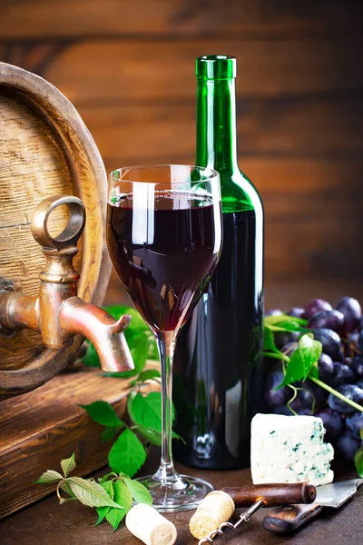 Wine Glass Old Background — Stock Photo, Image