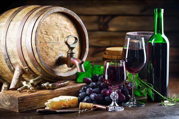 Κρασί Ποτήρι Παλιό Φόντο — Φωτογραφία Αρχείου