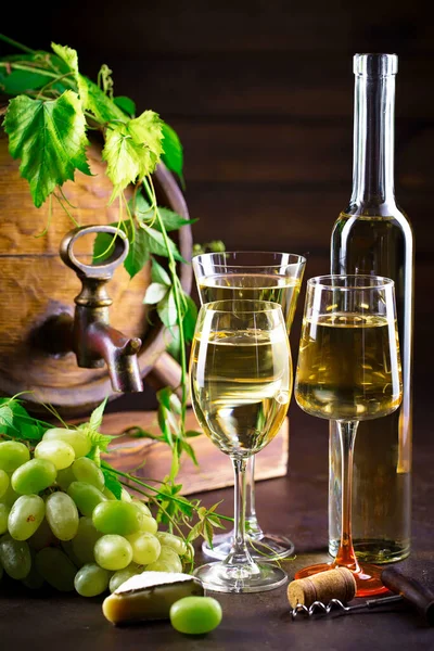 Wine Glass Old Background — Foto Stock