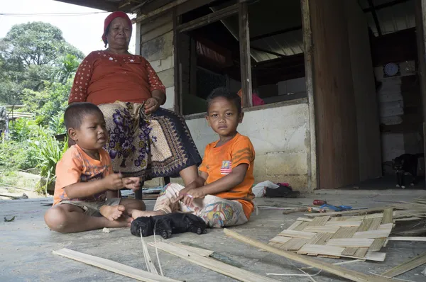 Temuans, en av ursprungsfolken i malaysia — Stockfoto