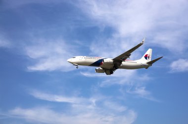 Boeing 737 iniş için hazır