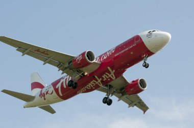 iniş için Airbus a320 216 hazır
