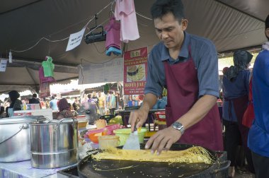 NET ekmek, geleneksel Malay yemekleri