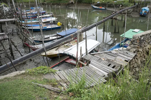 Visser boot — Stockfoto