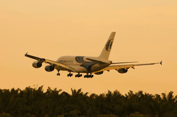 Airbus A380 Landing — Stock Photo, Image