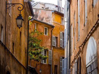 Old town in Aix clipart