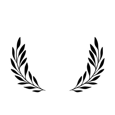 Çiçek çerçevesi. El çizimi dal vektörü bırakır. Botanik sınırı. 