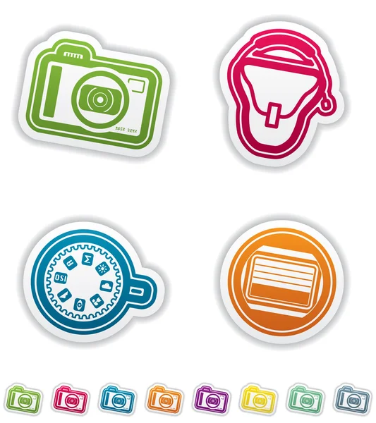 Photography Icons Set — Stock Photo, Image