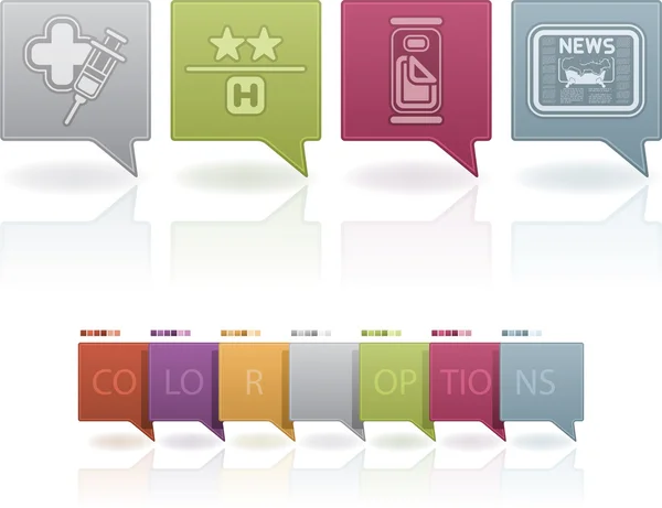 Hotel Related Icons — Stock Photo, Image