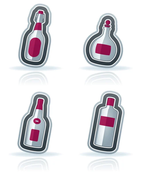 Alcohol bottles — Stock Photo, Image