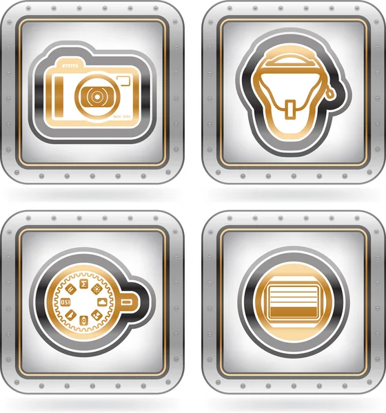 Photography Icons Set — Stock Photo, Image