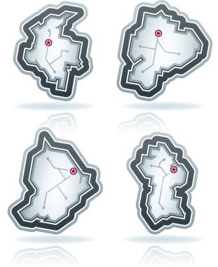 basit ülke simgeleri