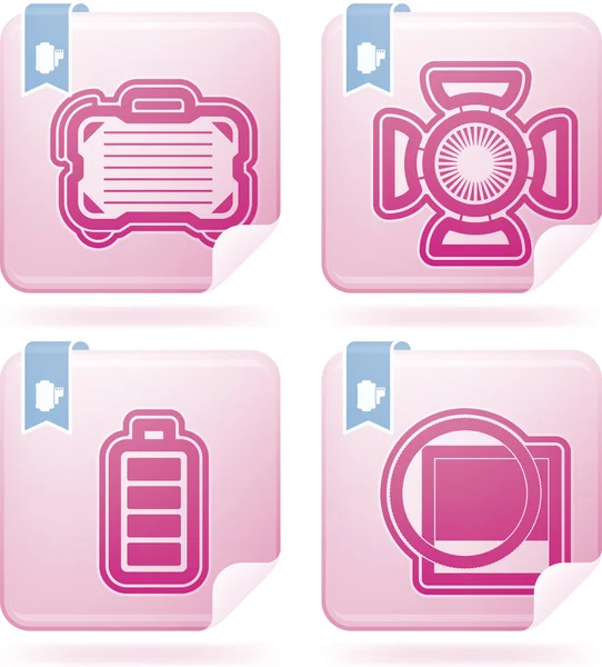 Photography Icons Set — Stock Photo, Image