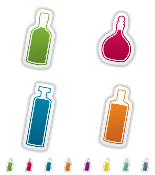 Alcohol bottles — Stock Photo, Image