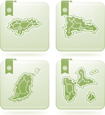 basit ülke simgeleri