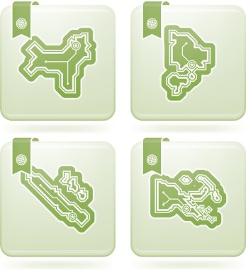 basit ülke simgeleri