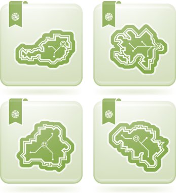 basit ülke simgeleri