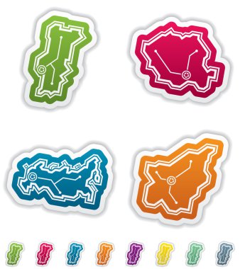 basit ülke simgeleri