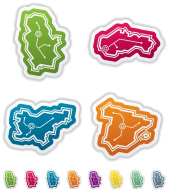 basit ülke simgeleri