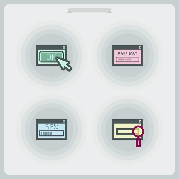 Internet Icons — Stock Photo, Image