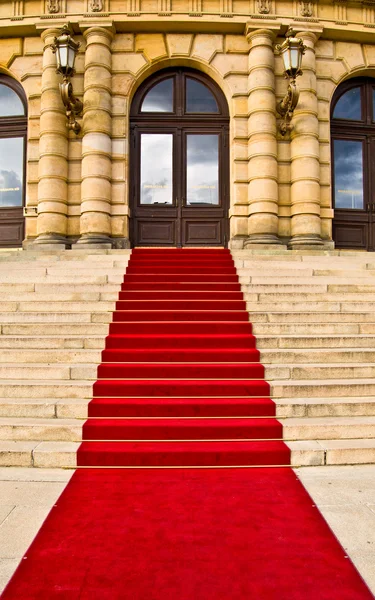 Tapete vermelho — Fotografia de Stock