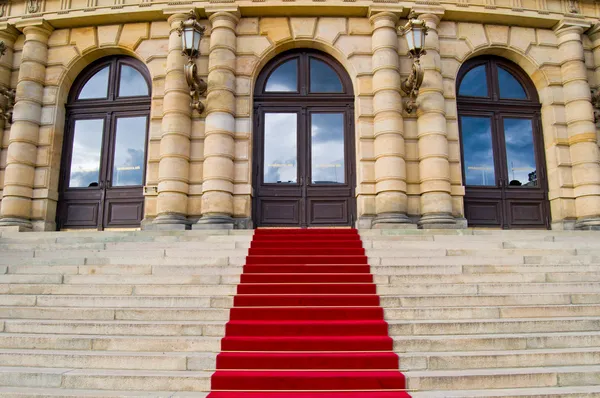 Tapete vermelho — Fotografia de Stock