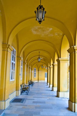 Colonnade in Schoenbrunn