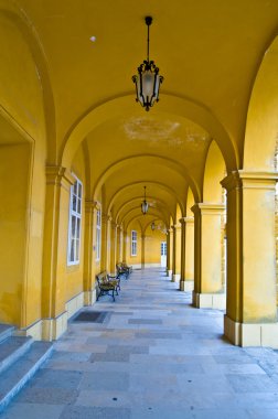 Colonnade in Schoenbrunn