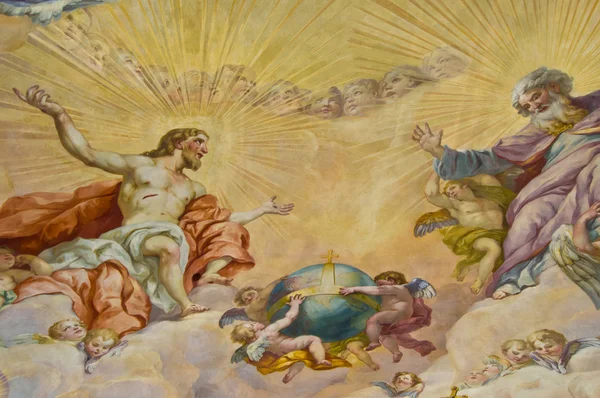 Библейская фреска — стоковое фото