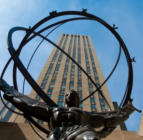 Estátua do atlas — Fotografia de Stock