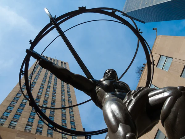 Estátua do atlas — Fotografia de Stock