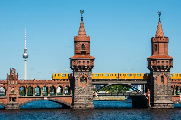 Oberbaum Köprüsü — Stok fotoğraf