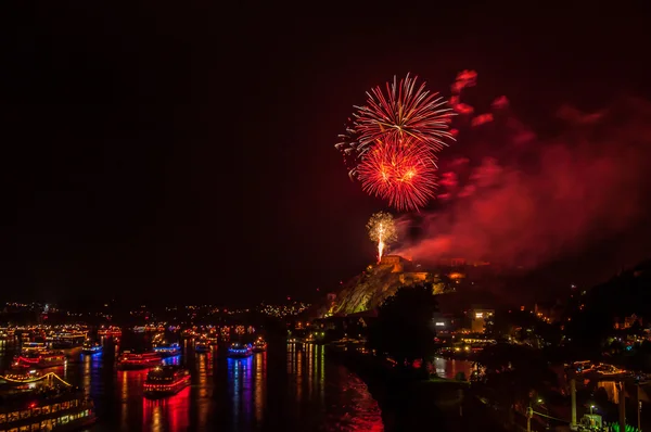 Ρήνος στις φλόγες — Φωτογραφία Αρχείου