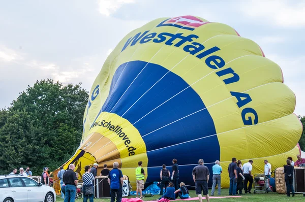 Hete lucht ballonfestival in Münster, Duitsland — Stockfoto