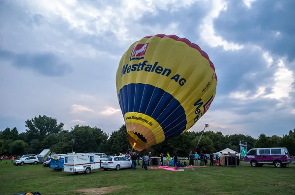 Hete lucht ballonfestival in Münster, Duitsland — Stockfoto