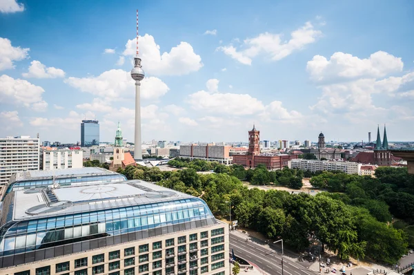 Berlin from above — Stock Photo, Image