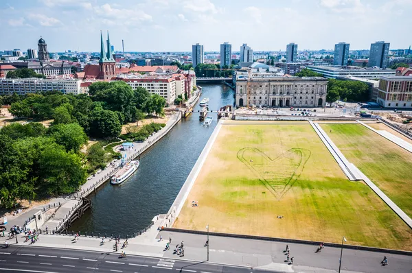 Berlin uppifrån — Stockfoto