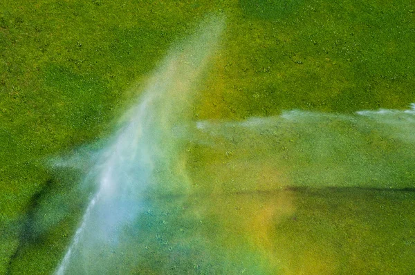 Watering the green — Stock Photo, Image