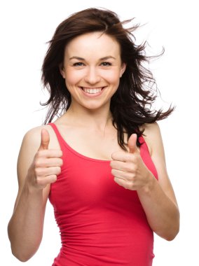 kadın hareketi yukarı gösteriliyor