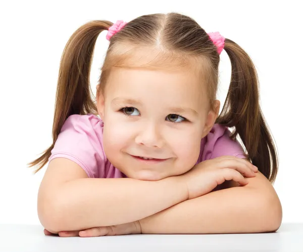 Portrait of a cute little girl Royalty Free Stock Images