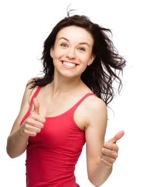 kadın hareketi yukarı gösteriliyor